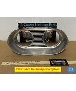 OEM 61 Cadillac Deville  BRAKE LIGHT TAIL LIGHT ALUMINUM ESCUTCHEON INSE... - $271.35 CAD