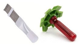 HVAC Coil Fin Comb Tool Set / Bristle + 6-In-1 Comb - $13.95