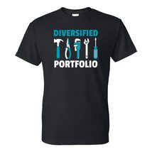 Diversified Portfolio - Handyman Mechanic Funny T Shirt - Small - Black - £19.17 GBP
