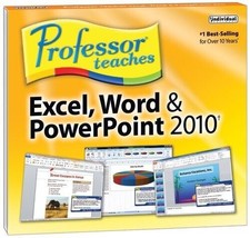 Professor Teaches Microsoft Word, Excel &amp; PowerPoint 2010 [DVD-ROM] - £15.70 GBP