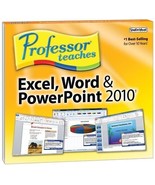 Professor Teaches Microsoft Word, Excel &amp; PowerPoint 2010 [DVD-ROM] - £15.73 GBP