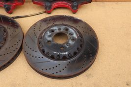 MK5 Stage 5 Slotted & Cross Drilled Front Brembo Big Brake Kit 6 Piston Calipers image 3