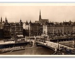 RPPC Schwedenbrücke Ponte Vienna Auxstria Unp Cartolina Z3 - $18.15