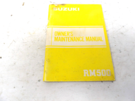 1983 Suzuki RM500 Owner&#39;s Maintenance Manual - $464.25 MXN