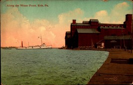 Pennsylvania, PA, Erie, Along the Water Front cir. 1909 Postcard bk48 - £6.19 GBP