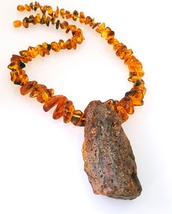 Baltic Amber Necklace Women / Certified Genuine Baltic Amber - $69.95