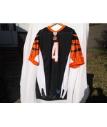 REEBOK NFL EQUIPMENT ON FIELD BENGALS JERSEY No 4 PRSNLZD LUKAN SZ 52 BL... - $43.99