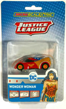 2019 Micro Scalextric HO Slot Car 9V Wonder Woman Runs &#39;OK&#39; at15V Justic... - $19.99