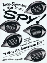 I Was An American Spy ORIGINAL Vintage 1951 9x12 Industry Ad Ann Dvorak - £23.35 GBP