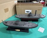 Collectible Berkeley Design Monitor &amp; Passaic metal ironclad boats -gd. ... - $173.25