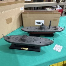 Collectible Berkeley Design Monitor &amp; Passaic metal ironclad boats -gd. ... - $173.25