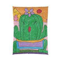 Desert Cactus Sumo Wrestler Graphic Comforter - $132.53+