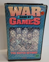 WCW Wrestling VHS Tape War Games Bash 87 The Match Beyond  1987 - £23.25 GBP