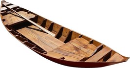 South East Asia Sampan Boat Small Red Bottom Wood - £2,622.27 GBP