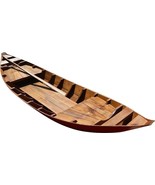 South East Asia Sampan Boat Small Red Bottom Wood - £2,602.95 GBP