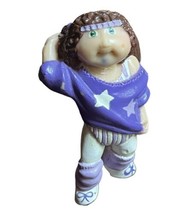 Vintage 1984 Cabbage Patch Kids Mini PVC Figurine Jazzercise Toy Cake Topper - $14.84