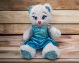 Build A Bear BAB Disney Frozen Elsa Stuffed Plush Bear 16” With Sparkle ... - £9.51 GBP