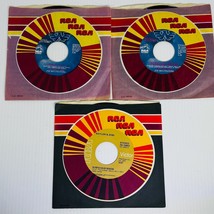 Waylon &amp; Jessi 45 Singles Record Set Of 3 Storms Never Last Suspicious Minds - £9.94 GBP