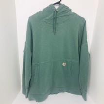 Carhartt Pullover Hoodie Relaxed Fit 1X  16 / 18 Green Heathered 103591 MKG - £15.43 GBP
