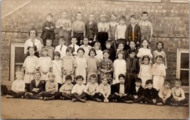 RPPC School Children Integrated African American Black Girl c1912 Postcard Z20 - £14.90 GBP