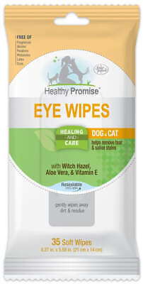 Primary image for Four Paws Tear Stain Remover Eye Wipes for Dogs and Cats