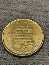 Andrew Johnson 17th President Coin Medal Token KG Presidential - £9.30 GBP