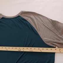 George Crewneck Men's Long Sleeve Green & Gray Cotton Blend T-Shirt 2XL (50-52) image 11