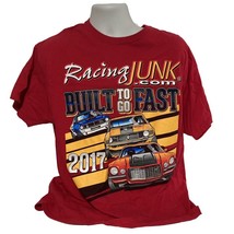 Racing Junk 2017 Built To Go Fast Mens XL T Shirt Hot Rod Performance Ra... - $24.29