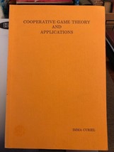 Theory Decision Library Imma Curial Cooperative Game Theory and Applications - £54.42 GBP