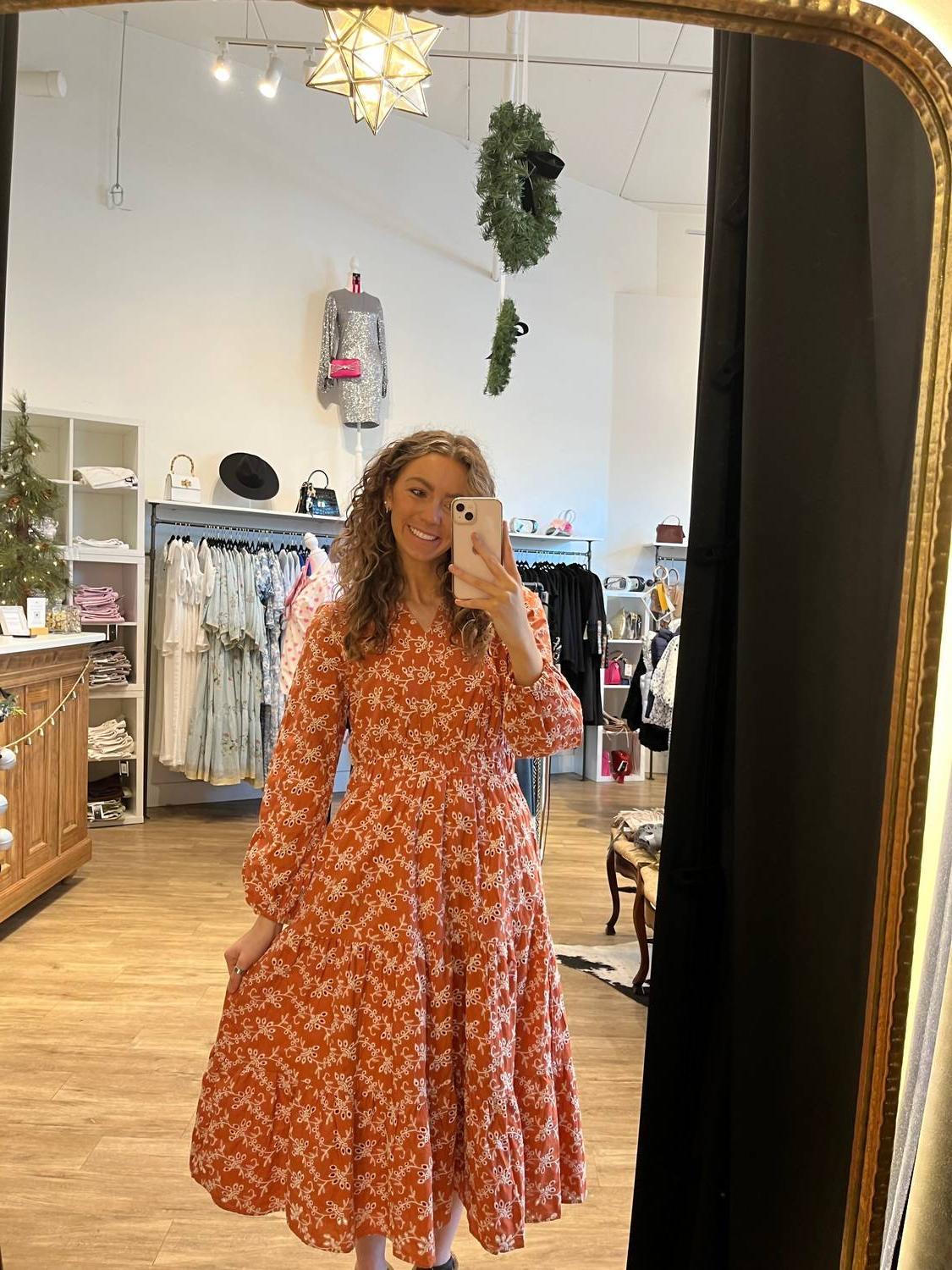 Hayden La Jennie Eyelet Midi Dress Size 2X - $68.31