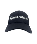 TaylorMade PSI M1 Golf Hat Cap A-Flex Mens S/M Black Mesh Fitted Stretch... - $20.00