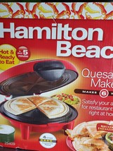 Hamilton Beach Quesadilla Maker 6 wedges Model 25409: New - £39.86 GBP