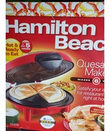 Hamilton Beach Quesadilla Maker 6 wedges Model 25409: New - $944.61 MXN