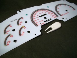 For 97 98 Ford F150 Expedition Kilometers Cluster White Face Glow Through Gauges - £31.06 GBP