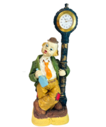CLOCKPOST WILLE CLOWN HOBO~CASTLE REINE~10.5&#39;&#39; TALL X 3.5 WIDE~WT 2.2Lbs - $22.72