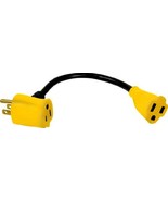 Convert AC Outlet to 2 PIGTAIL ADAPTER 14 awg Power Cord Jumper 1 to 2 P... - $21.11