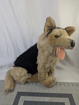 FAO Schwarz German Shepherd Dog Plush 17 Inch Brown Stuffed Animal Toy - $24.95