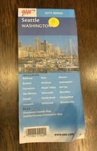 2003-2004 AAA Seattle Washington City Street Travel Road Map-15 - $6.87