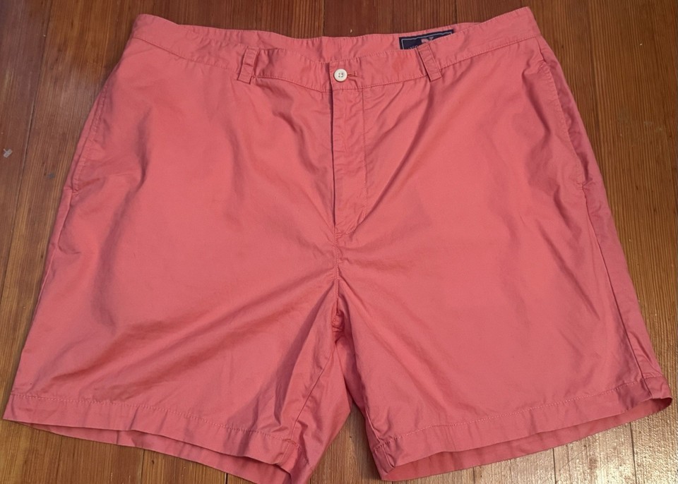 Pre-owned Men’s Vineyard Vines by Shep & Ian Size 40 Salmon Pink Club Shorts Item image 2