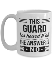 Coffee Mug for Guard - 15 oz Funny Tea Cup For Office Co-Workers Men Women -  - £13.54 GBP