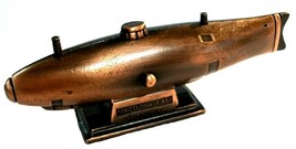 Old Time Submarine Die Cast Metal Collectible Pencil Sharpener - $7.99