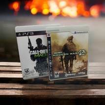 Call of Duty Modern Warfare 2 MW2 &amp; MW3 Bundle (Sony PS3, 2009) CIB w Manual - $16.58