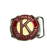 Vintage 1970&#39;s Enameled Kiwanis International Belt Buckle 10282013 - £19.77 GBP