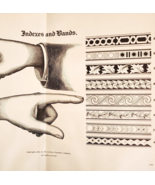 1899 Hands &amp; Indexes Ornamentation Victorian Lettering Example Penmanshi... - $547.38 MXN