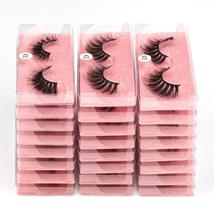 Mink Eye Lashes Wholesale 20/30/40/100 PCS  Mink Fluffy Fake Eyelashes - £57.13 GBP