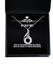 Sarcasm Wife Rising Phoenix Necklace, I Wish That Your Happiness Depends on My P - £37.84 GBP