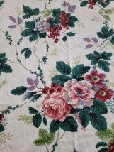 Vintage Waverly Pleasant Valley fabric Curtain panel 51x77 Large! - $29.69