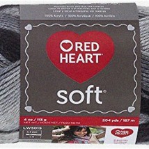 Whispering Shadows Soft Yarn - E728.9931: A Luxurious Blend of Greyscale Eleganc - $35.59