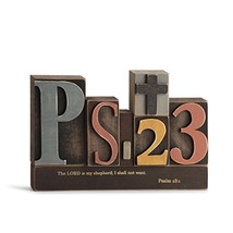 DEMFU Psalm 23 Letterpress Sculpture - $14.20