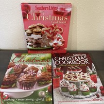Southern Living Recipe Lot of 3 Christmas Recipes Holiday Cook Books - £9.34 GBP